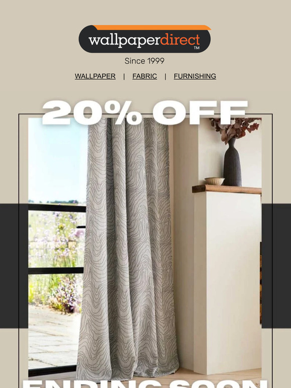 Wallpaperdirect UK 20 Off Made To Measure Ending Soon... Milled