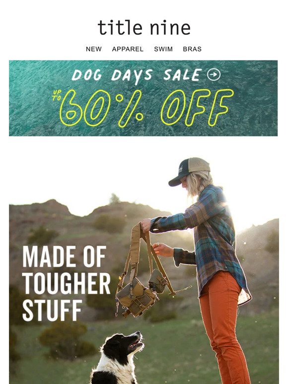 All new from Toad&Co + Up to 60% off