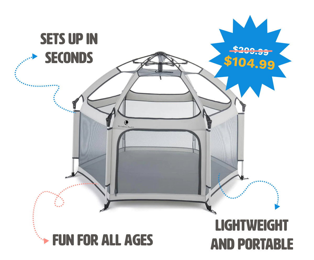 Sets up in seconds Lightweight and portable Fun for all ages