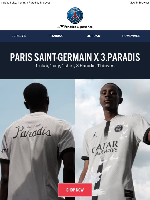 JUST DROPPED  Shop New PSG 22/23 Kit - Fanatics