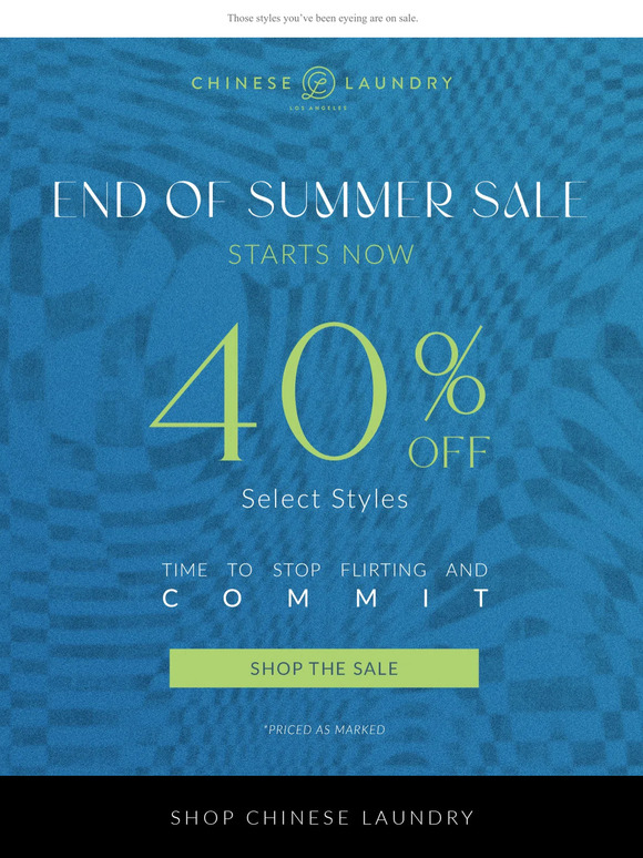 It’s Commitment Time - 40% Off Starts Now