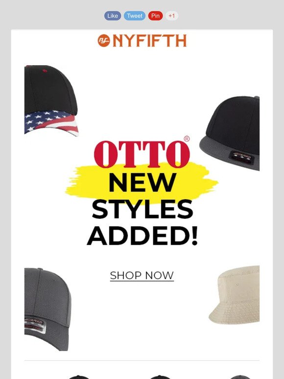 NEW Hats Added from OTTO CAP 🧢