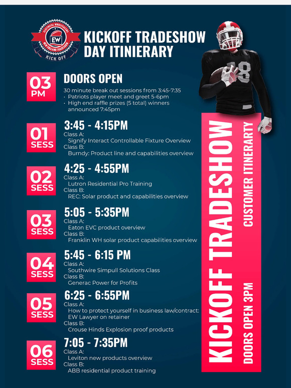 Kicking off Next week! Here's what you need to know...
