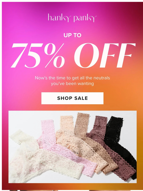 Thongs starting at $11.99!