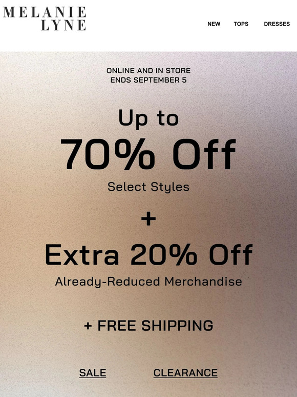 Did you hear? Our sale is on sale ❤️