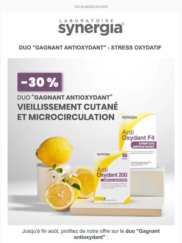 🎁 -30 % sur nos antioxydants et 1 reine-des-prés SIPF bio offerte
