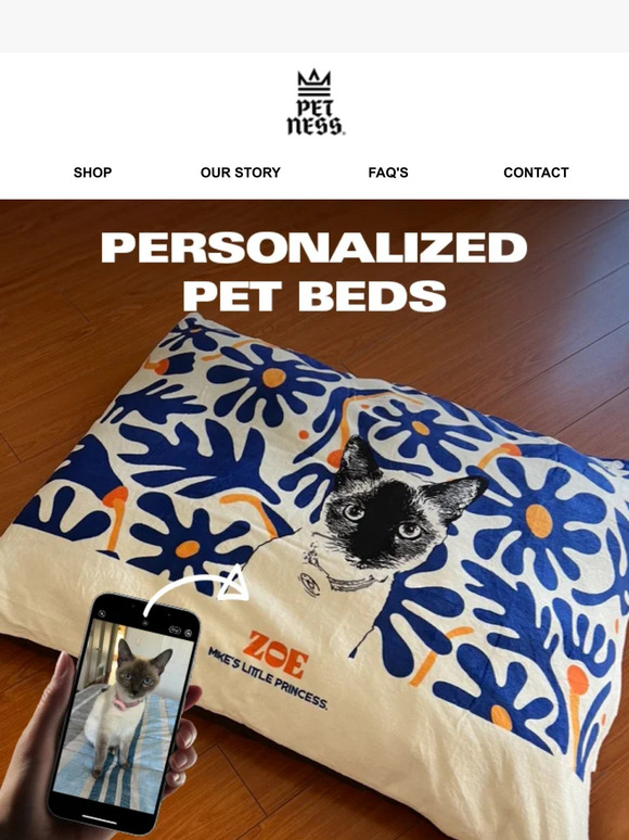Snuggle Up in Style: Discover Our New Custom Pet Beds!