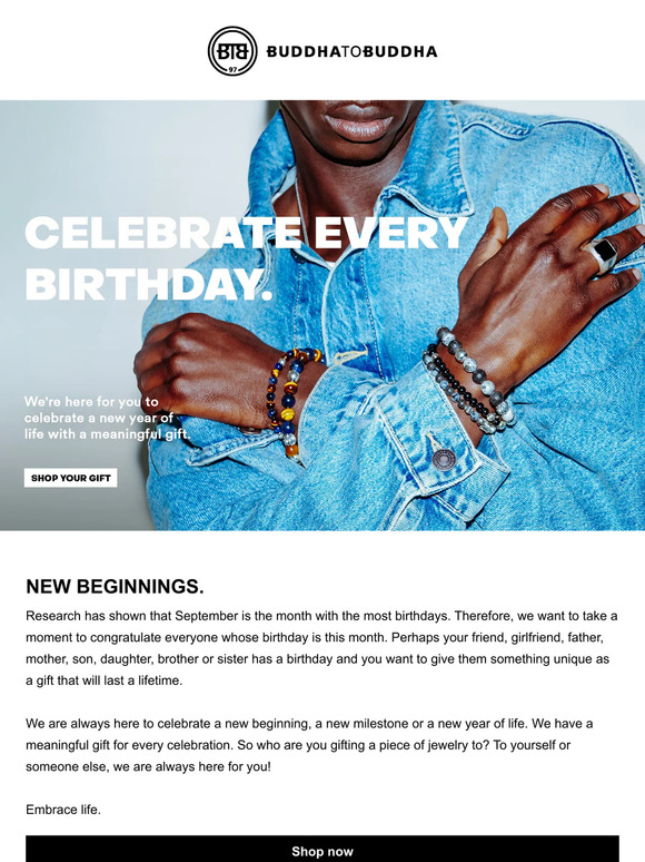 Celebrate a new year of life with a meaningful gift