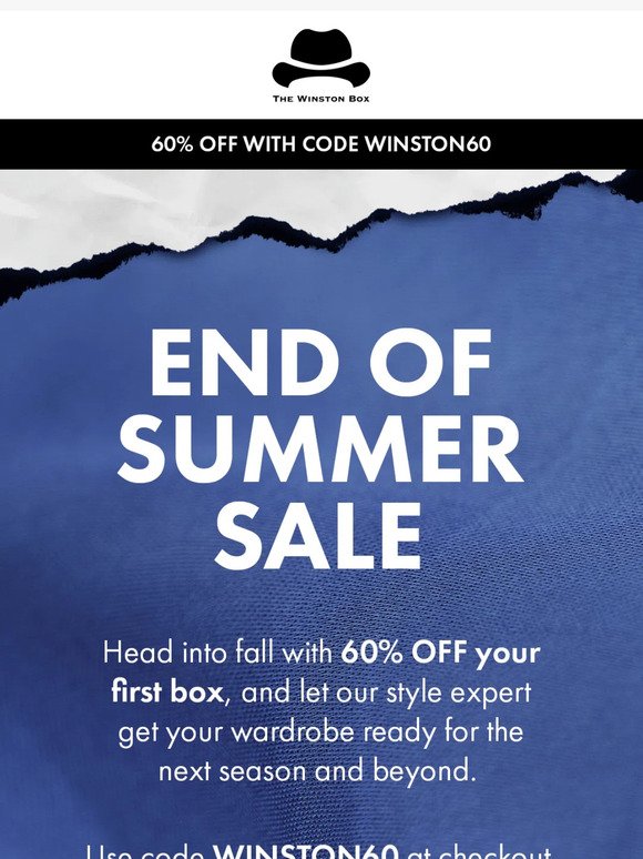 End of Summer Sale: 60% OFF 🔥