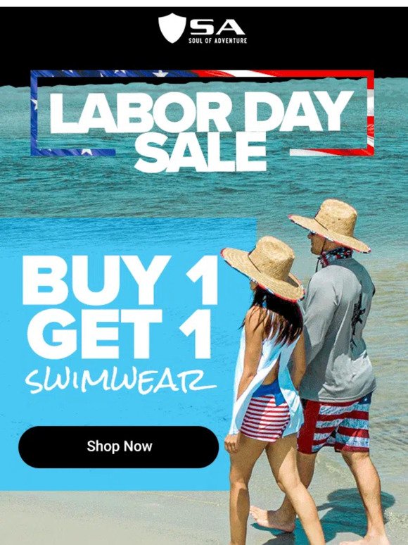 Buy 1 Get 1 FREE Labor Day Sale