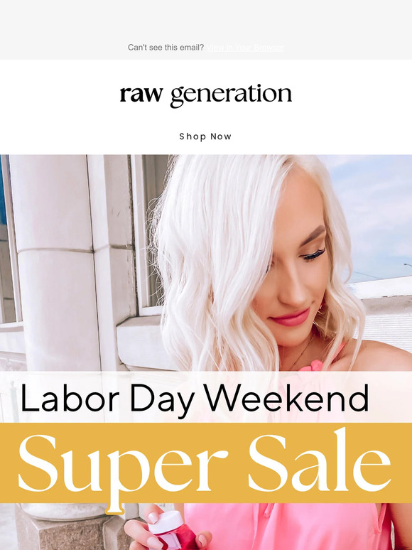 🚨HUGE Labor Day Weekend SALE! 🚨