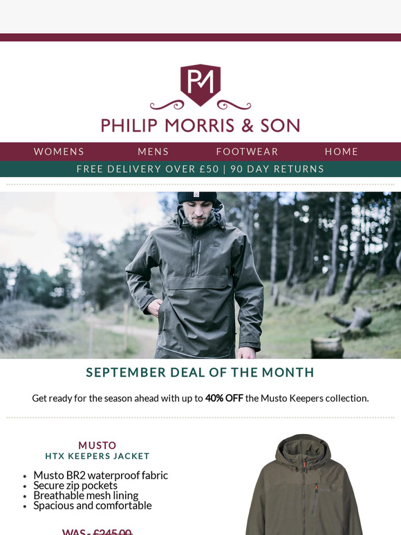 Up to 40% OFF Musto Shooting 🔥