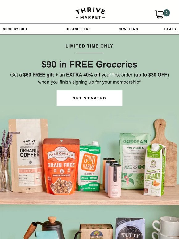 Claim your $90 in FREE groceries 🙌