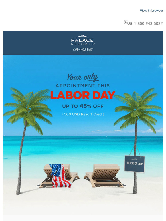 Hello 📅 Making Appointments For Labor Day?