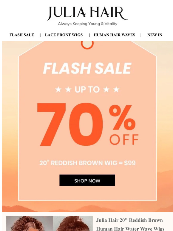 Yass girl! You've unlocked 70% OFF Biggest Deal!