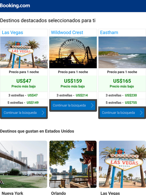 Las Vegas y Wildwood Crest: precios actualizados, info y más