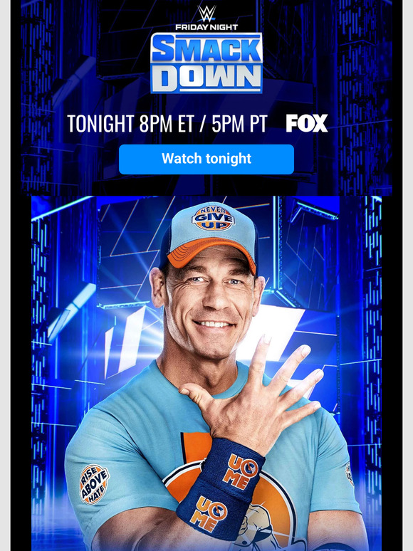 TONIGHT, John Cena returns to SMACKDOWN!