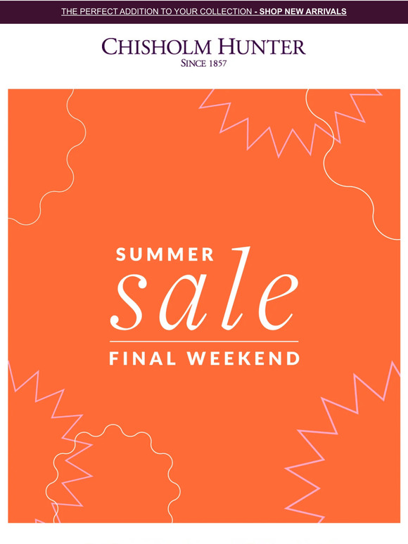 Summer Sale | Ends Sunday!