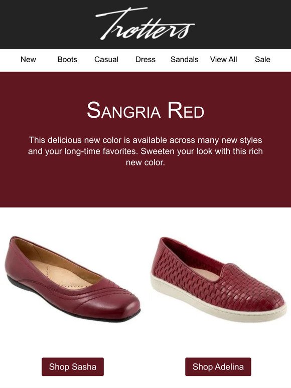 Sangria Red - This Season's Hot Color!
