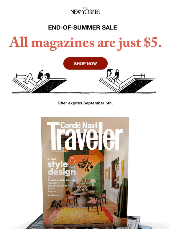 Last Chance: Magazines Are Just $5! End-of-Summer Sale