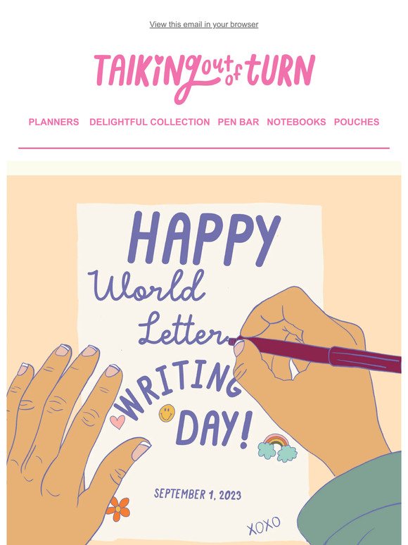 Happy World Letter Writing Day!