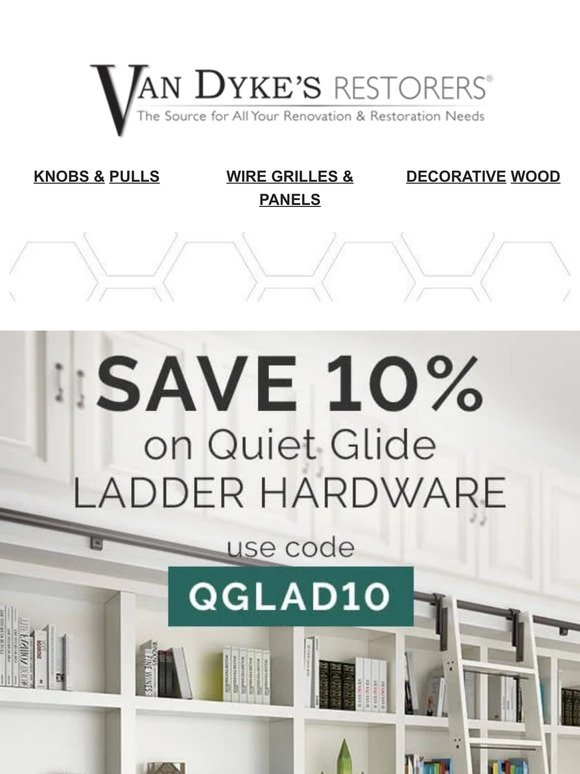 Quiet Glide Library Ladders on Sale