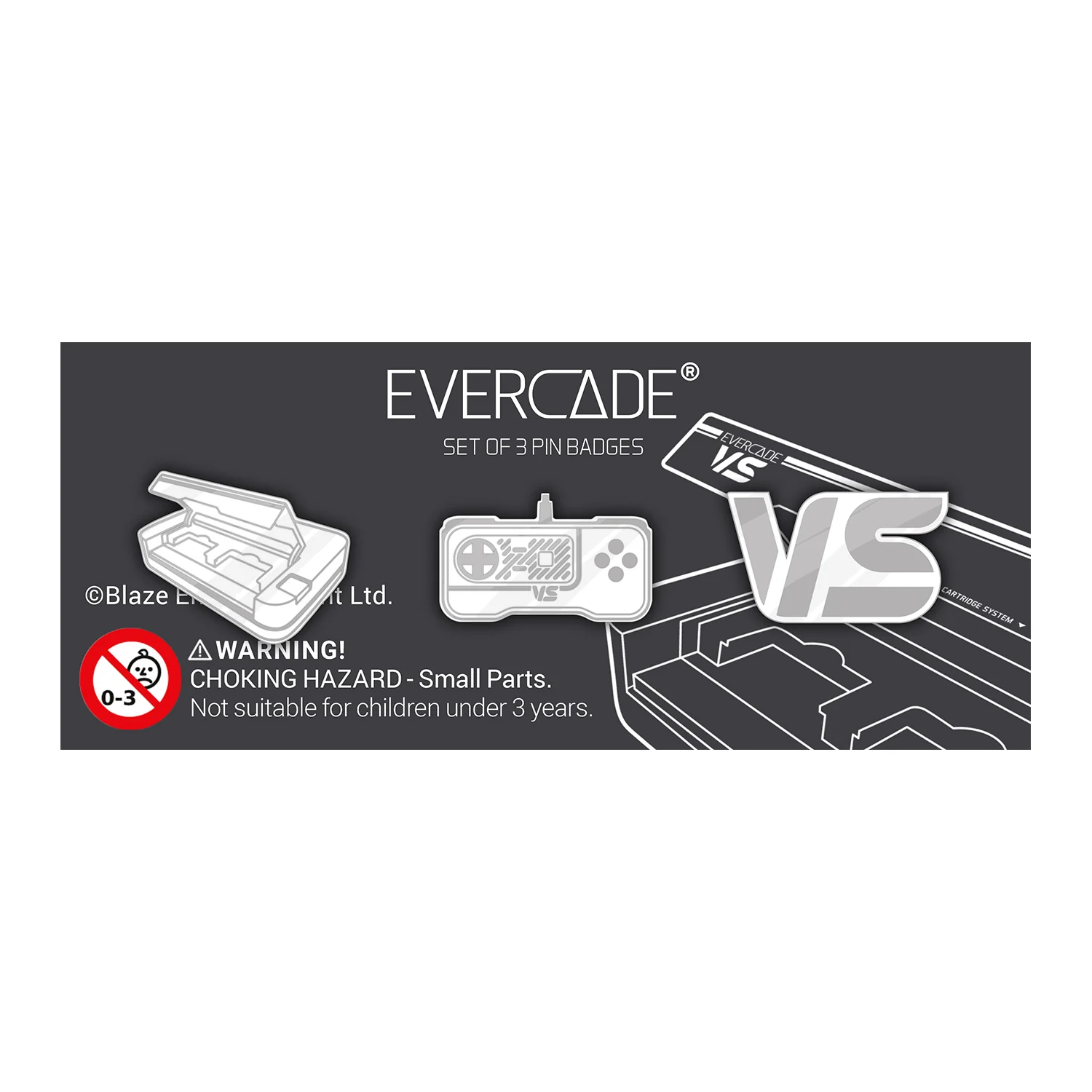Image of Evercade VS Pin Badge Set