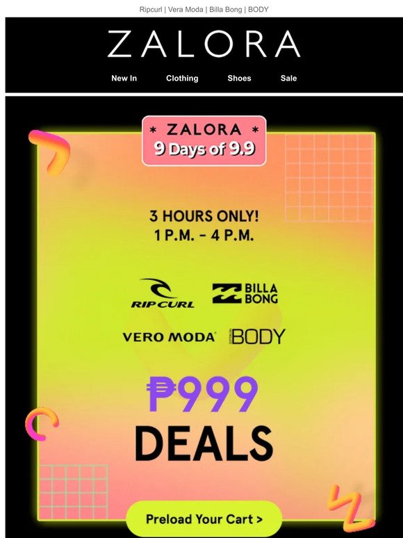 Everything for P999.00 for 3 hours ONLY! 👀