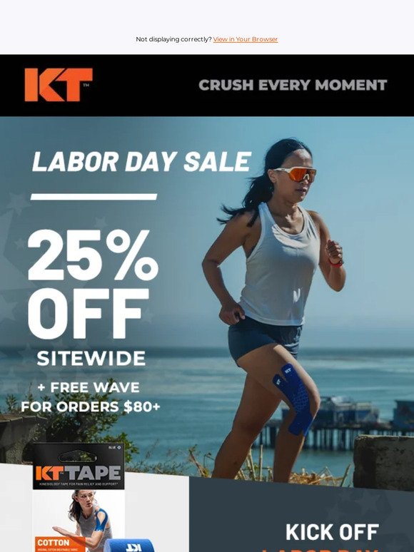 Labor Day Sale – 25% OFF + FREE Wave!