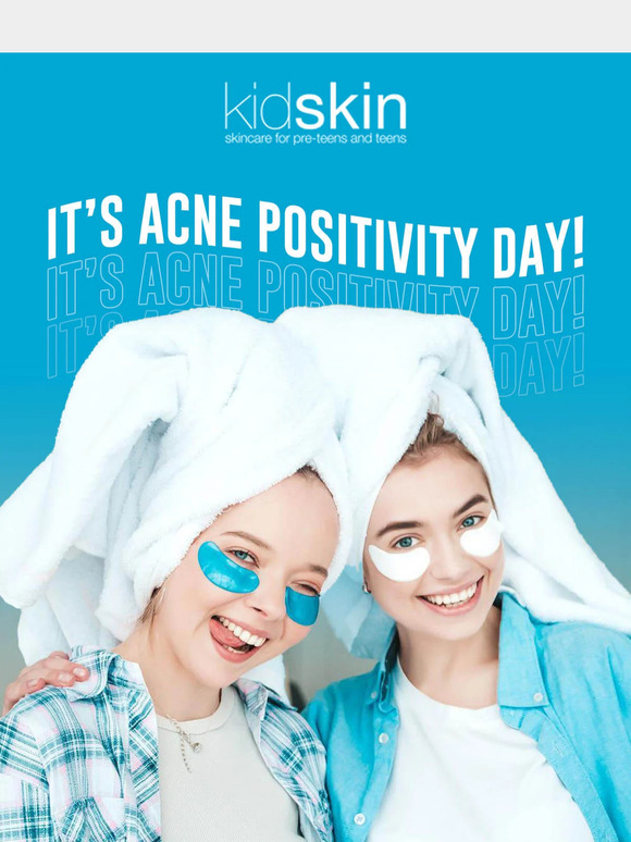 Embracing your kid’s acne with positivity.