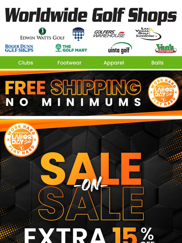 BONUS 15% OFF Labor Day Savings Start Today!