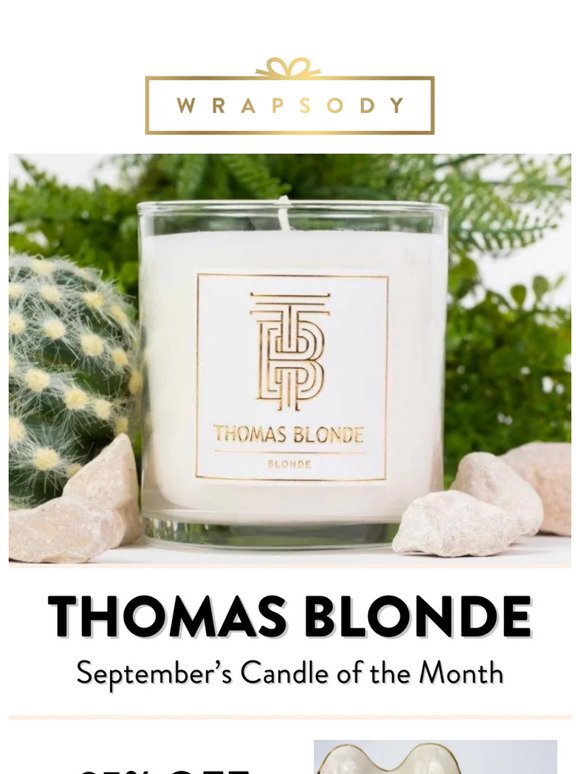 25% Off - September Candle of the Month