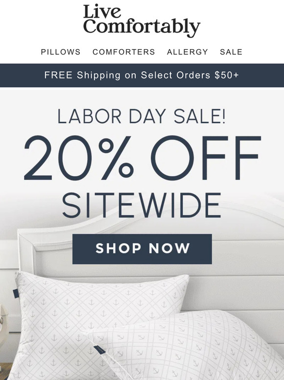 Our 20% OFF Labor Day Sale is Going on Now!