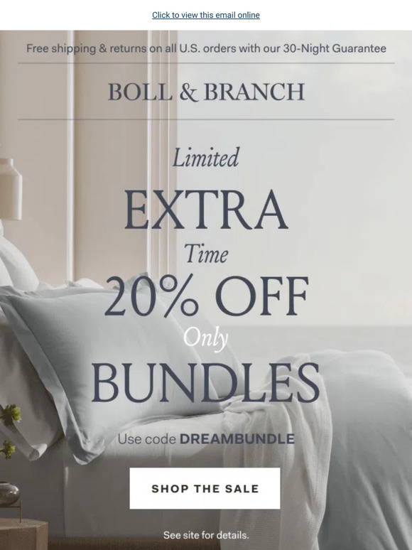 Extra 20% OFF our most loved Bundles
