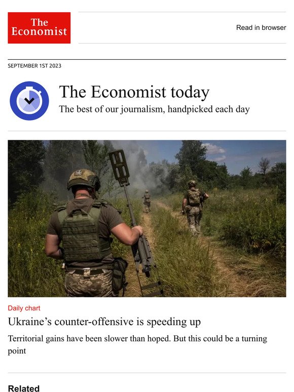Ukraine’s counter-offensive is speeding up
