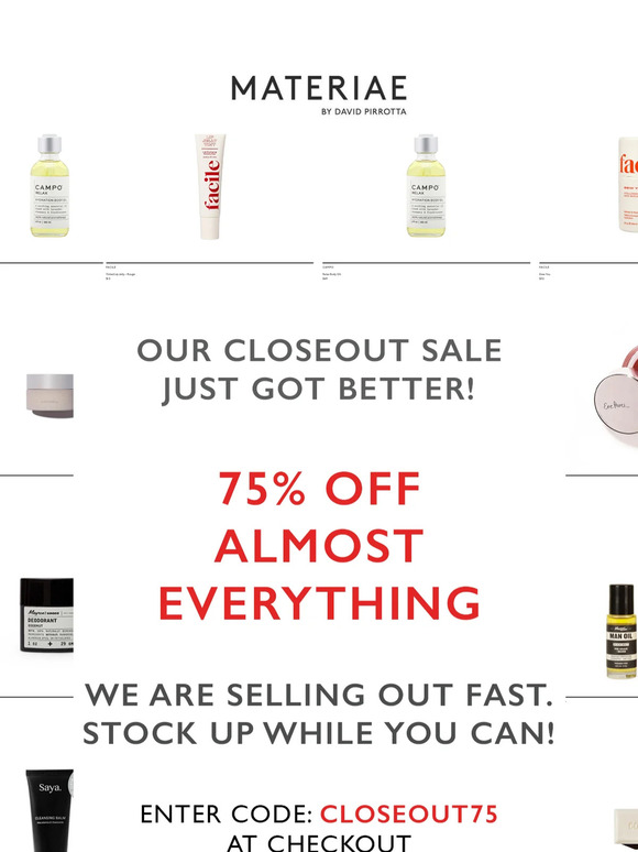 Last Chance 75% OFF!!