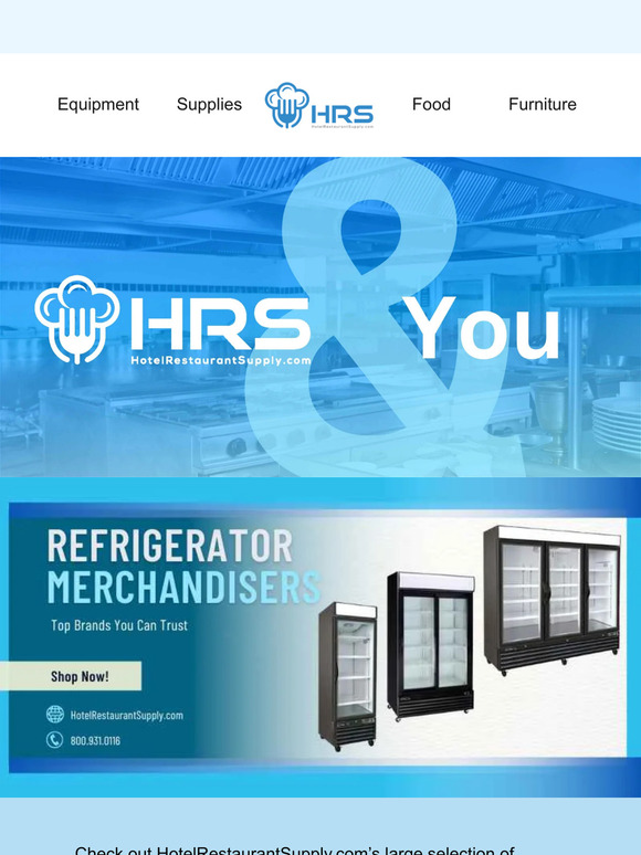 Serve Customers Easily with New Glass Door Refrigerators