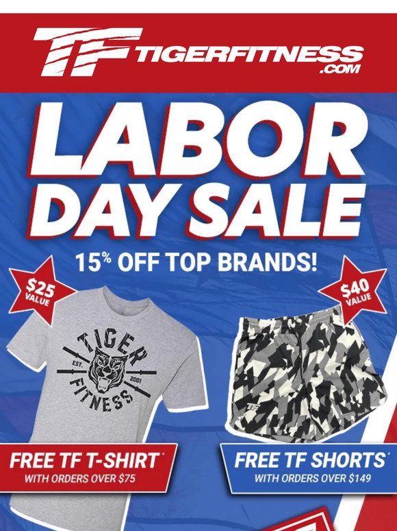 Labor Day Savings Have Started 👈 15% Off Top Brands + Free Gifts with Purchases!