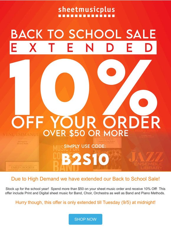 🔔 Back to School Sale Extended 🔔