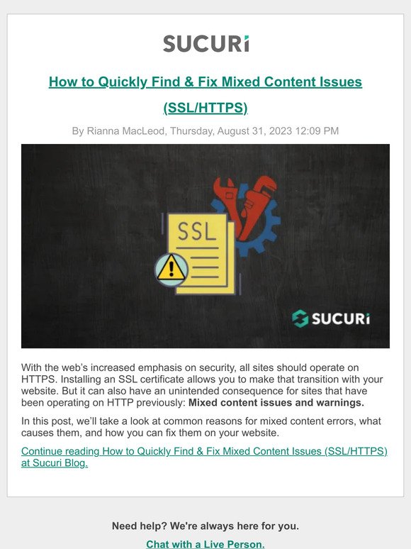 How to Quickly Find & Fix Mixed Content Issues (SSL/HTTPS)
