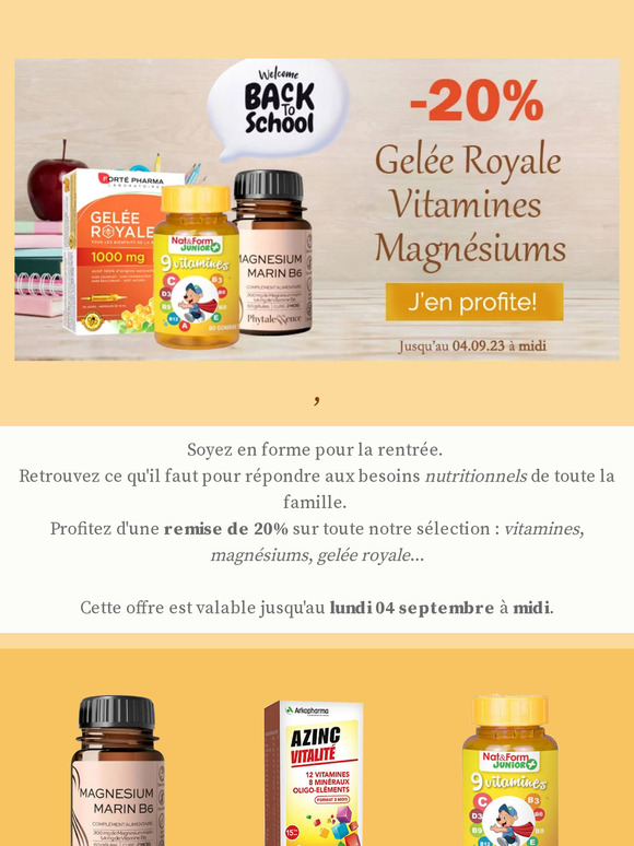 , -20% sur notre sélection pour la forme 🌿🧡
