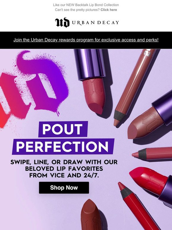 Treat your lips to some UD favorites