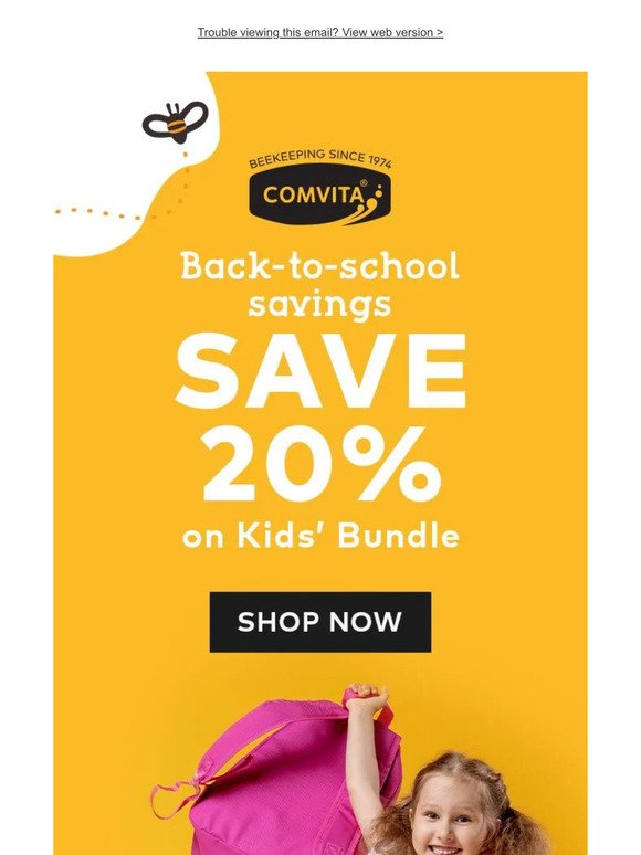 Get 20% Off on Comvita Kids' Bundle for Back to School Savings!