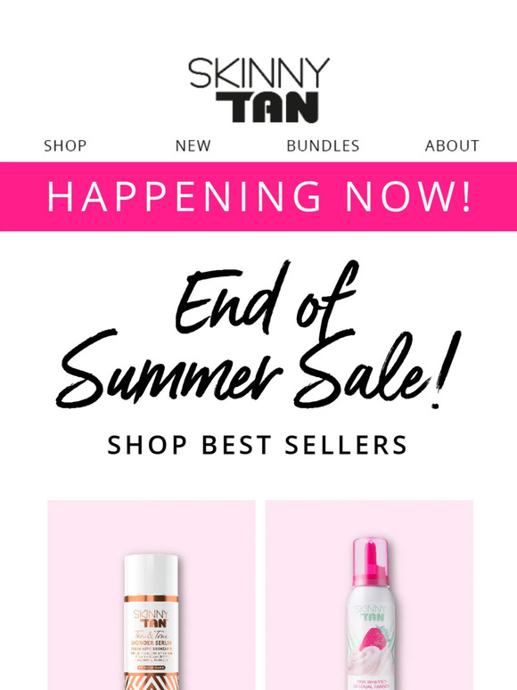 End of Summer Sale is Happening NOW!