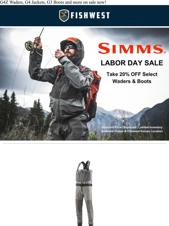 Simms Labor Day Deals!