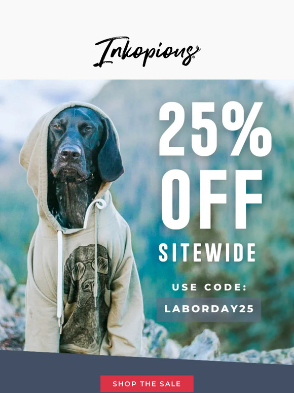 🎉 Celebrate Labor Day: 25% Off SITEWIDE