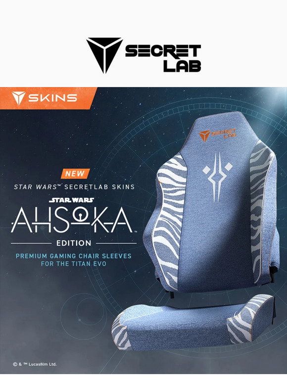 Secretlab: [NEW] STAR WARS™ Ahsoka™ Edition of Secretlab SKINS | Milled