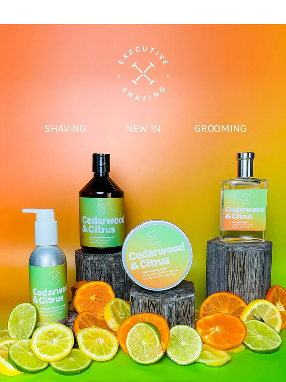 Executive Shaving Introducing a Fresh, Uplifting Collection Milled