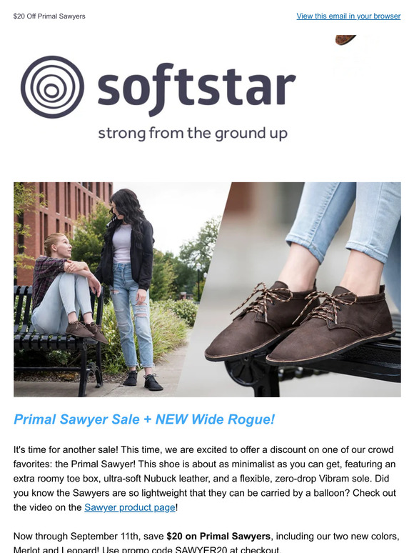 Softstar on sale promo code