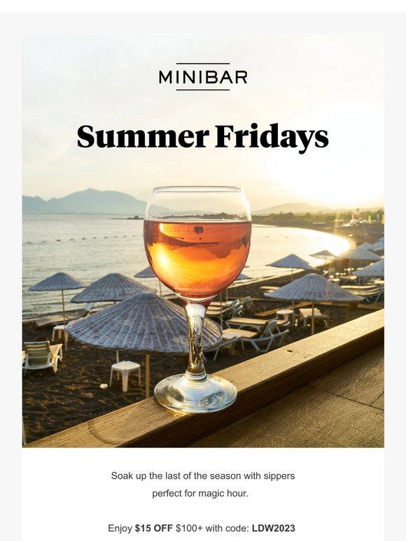 Here's $15 for Summer Fridays’ Last Hurrah